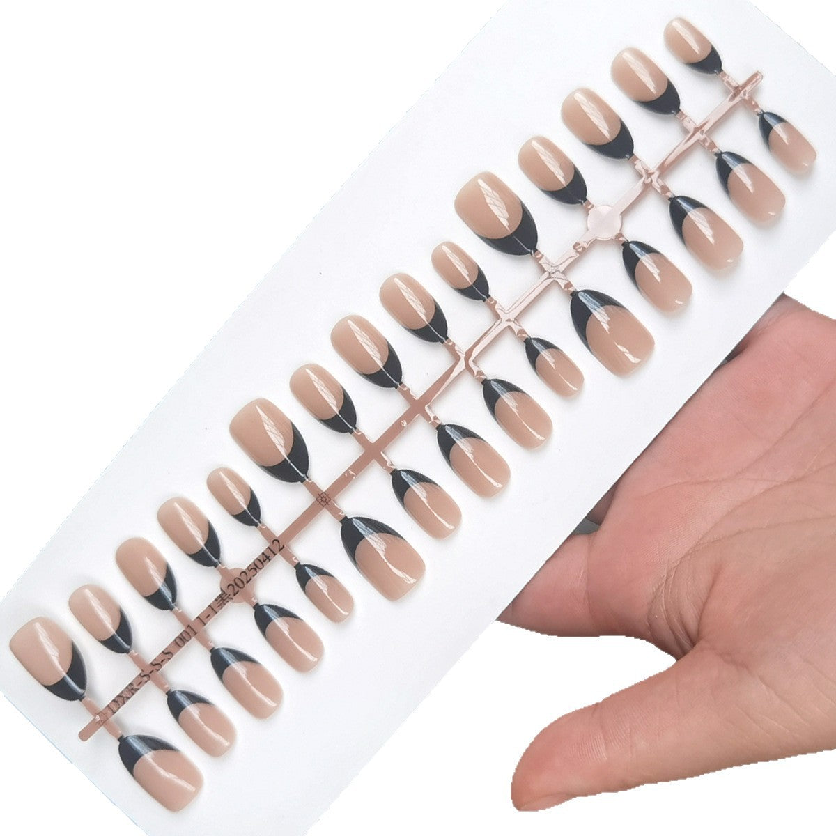 Wholesale Cross-Border Hot-Selling Wearable Nails Almond Nails Realistic Short Handmade Wearable Nail Tips Stickers Export Wholesale Factory