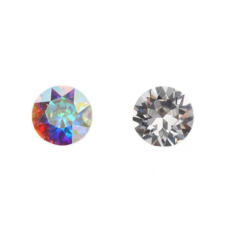 Manufacturer Wholesale New 99% Imitation Austrian Crystal Jewelry DIY Nail Art Pointed Flat Top 33 Faceted Rhinestones