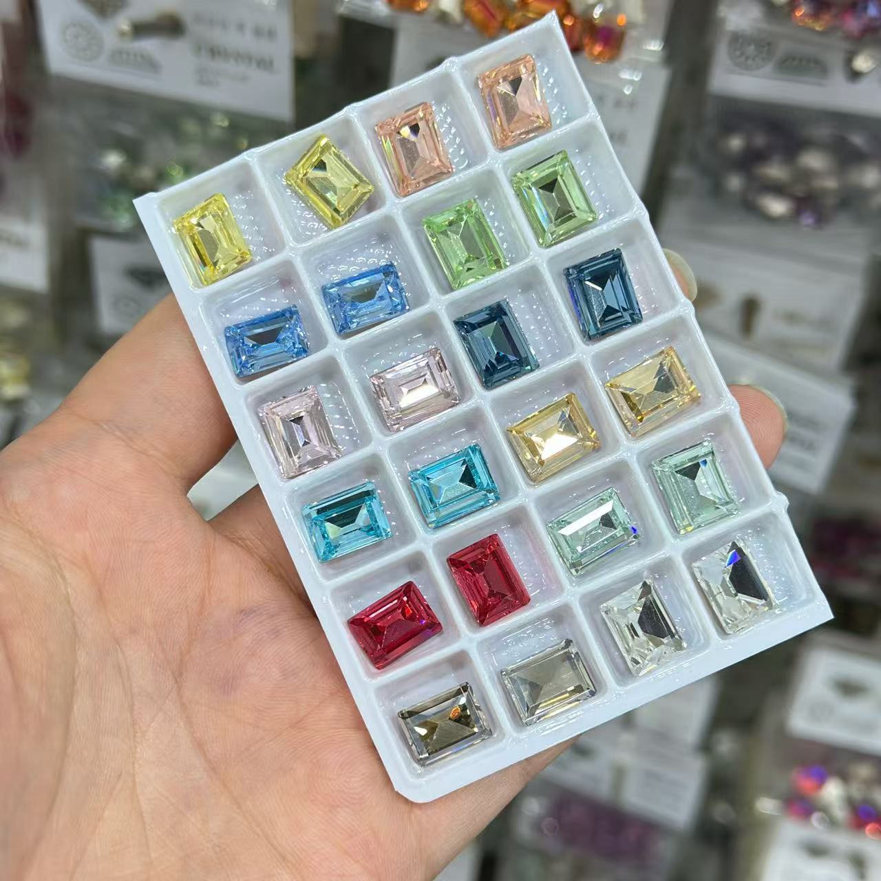 Mixed Color Set Premium Mixed Pointed Drill Combination Nail DIY Decoration