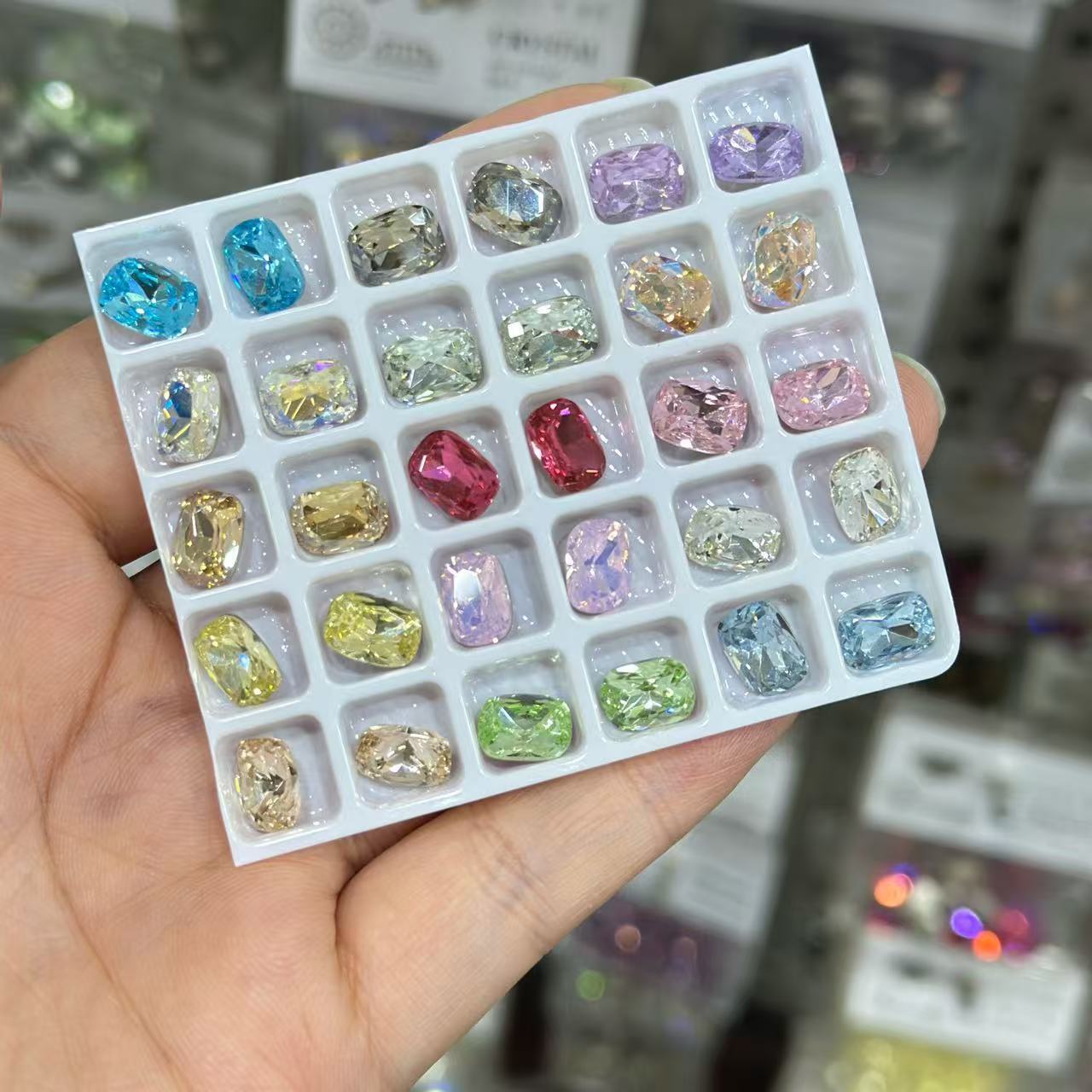 Mixed Color Set Premium Mixed Pointed Drill Combination Nail DIY Decoration