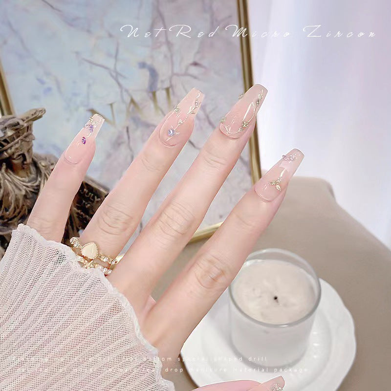 Mini Small Pointed Bottom Irregular White Fat Square Water Drop Horse Eye 5A Zircon Nail Art Accessories Wholesale