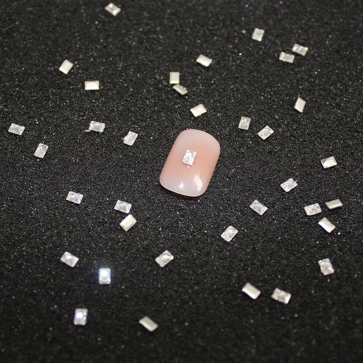 5A Mini Flat Bottom Beveled Zircon Nail Art Accessories Sparkling Snowflake Diamond-shaped Marquise Zircon Irregular Diamond Nail Decorations