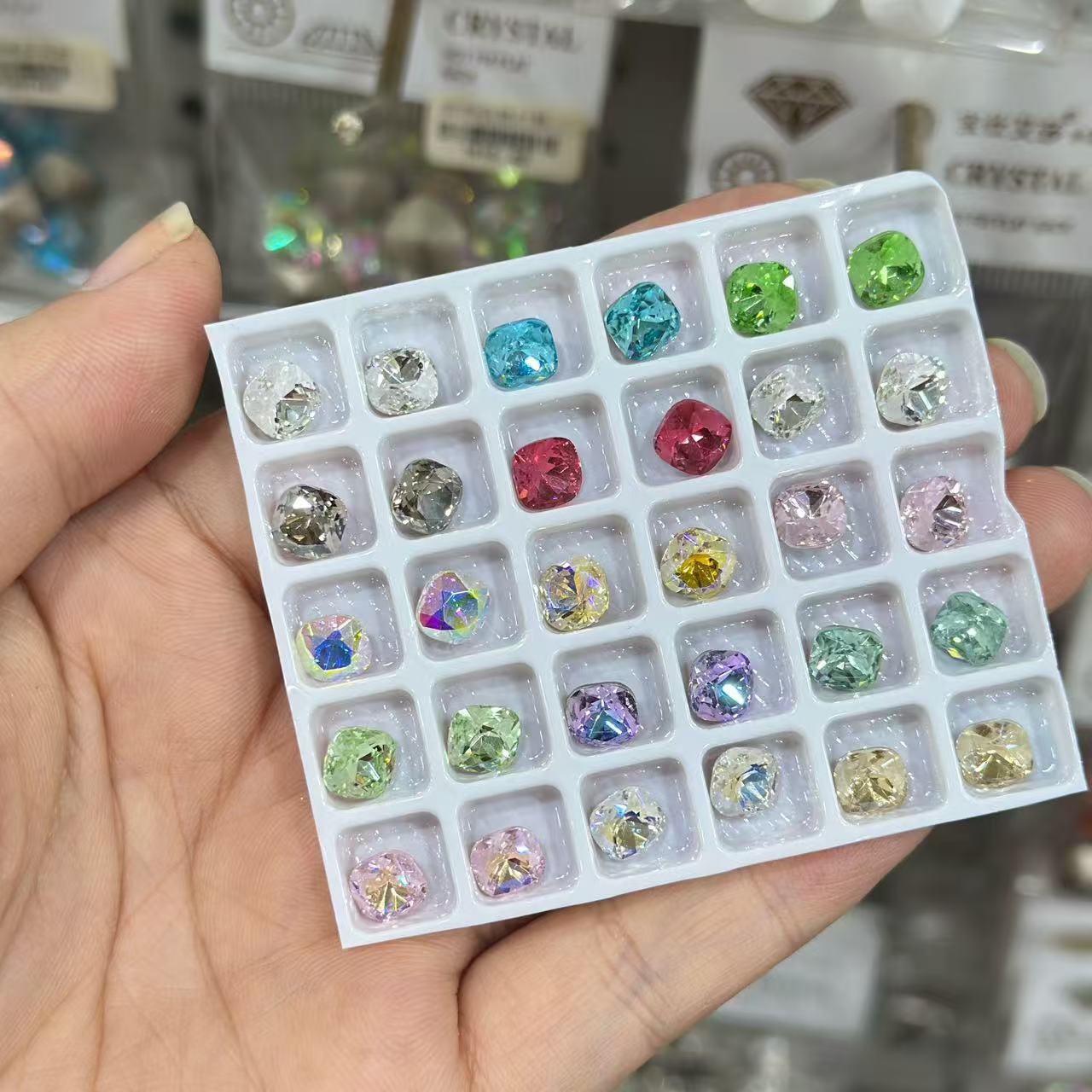 Mixed Color Set Premium Mixed Pointed Drill Combination Nail DIY Decoration