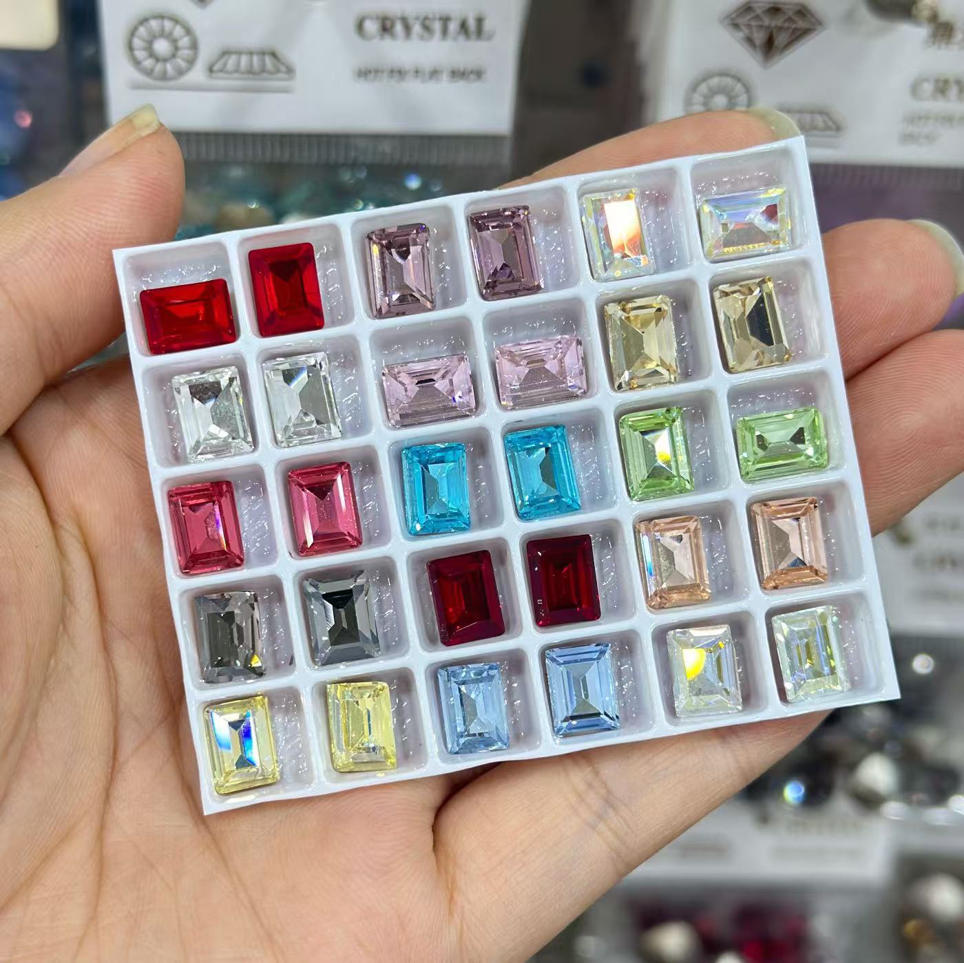 Mixed Color Set Premium Mixed Pointed Drill Combination Nail DIY Decoration