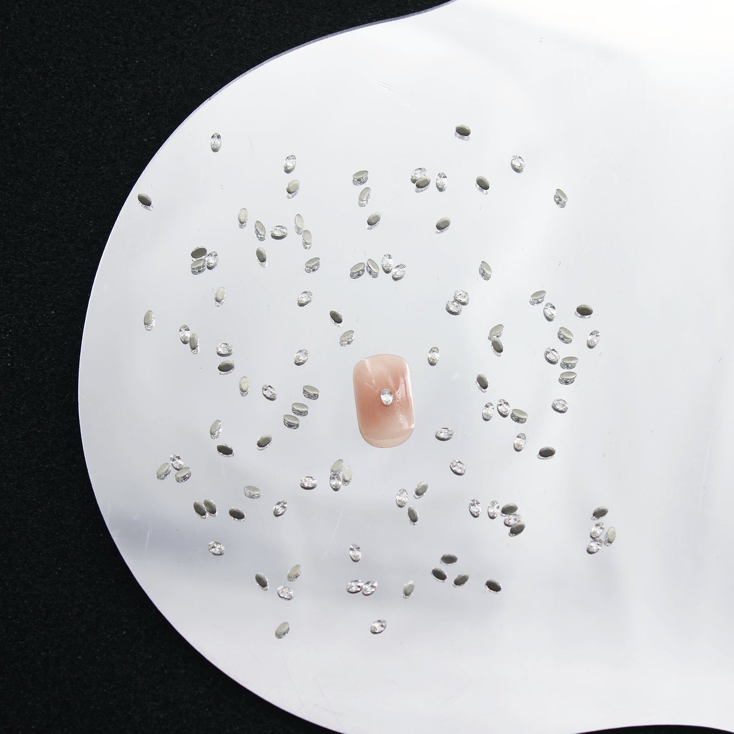 5A Mini Flat Bottom Beveled Zircon Nail Art Accessories Sparkling Snowflake Diamond-shaped Marquise Zircon Irregular Diamond Nail Decorations