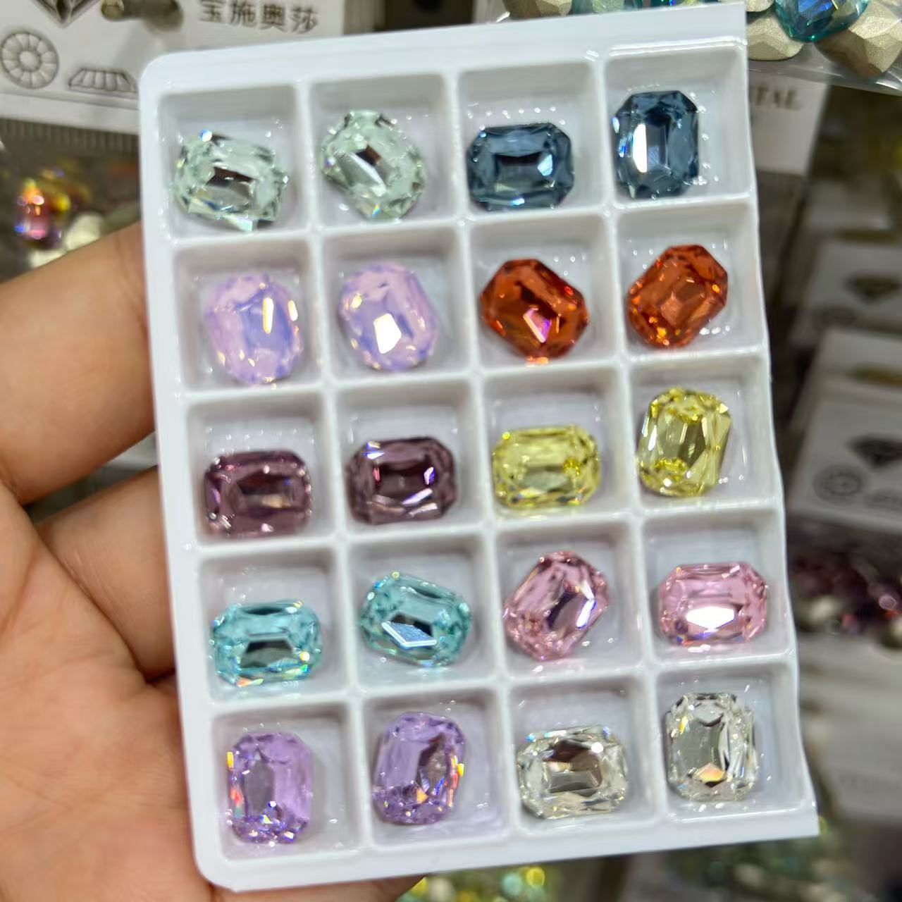 Mixed Color Set Premium Mixed Pointed Drill Combination Nail DIY Decoration