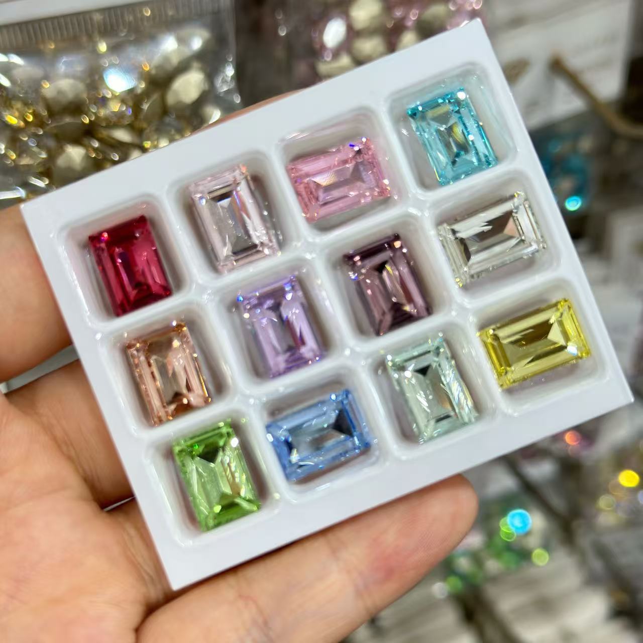 Mixed Color Set Premium Mixed Pointed Drill Combination Nail DIY Decoration
