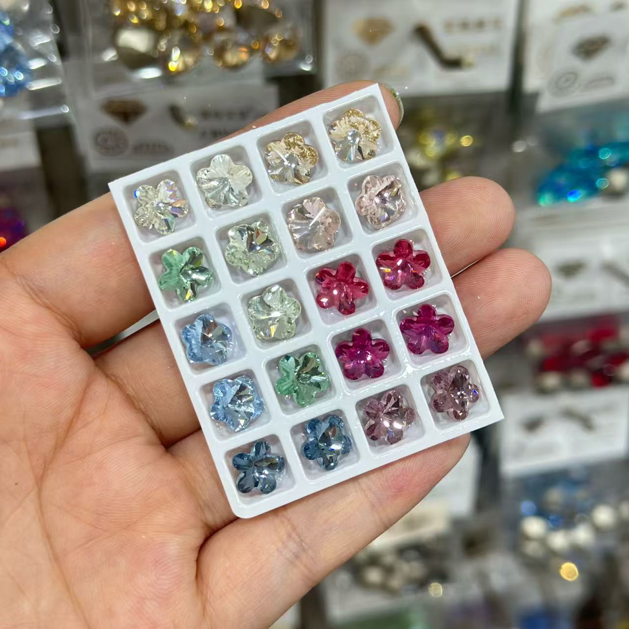 Mixed Color Set Premium Mixed Pointed Drill Combination Nail DIY Decoration