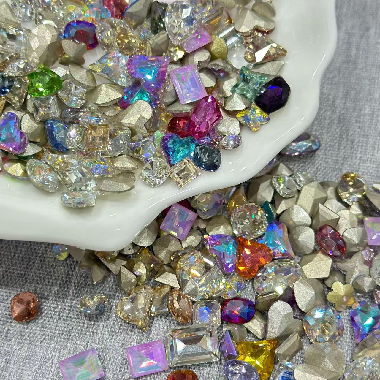 Mixed Color Set Premium Mixed Pointed Drill Combination Nail DIY Decoration