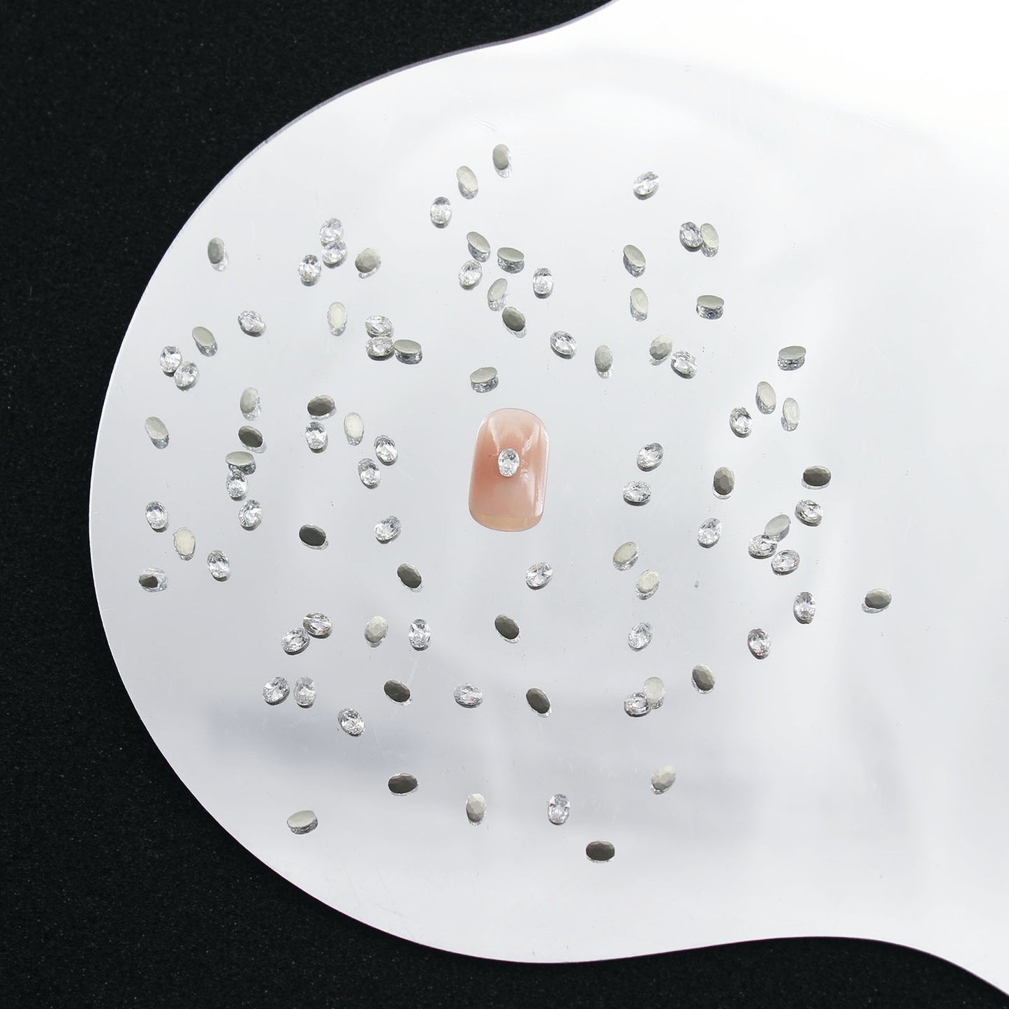 5A Mini Flat Bottom Beveled Zircon Nail Art Accessories Sparkling Snowflake Diamond-shaped Marquise Zircon Irregular Diamond Nail Decorations