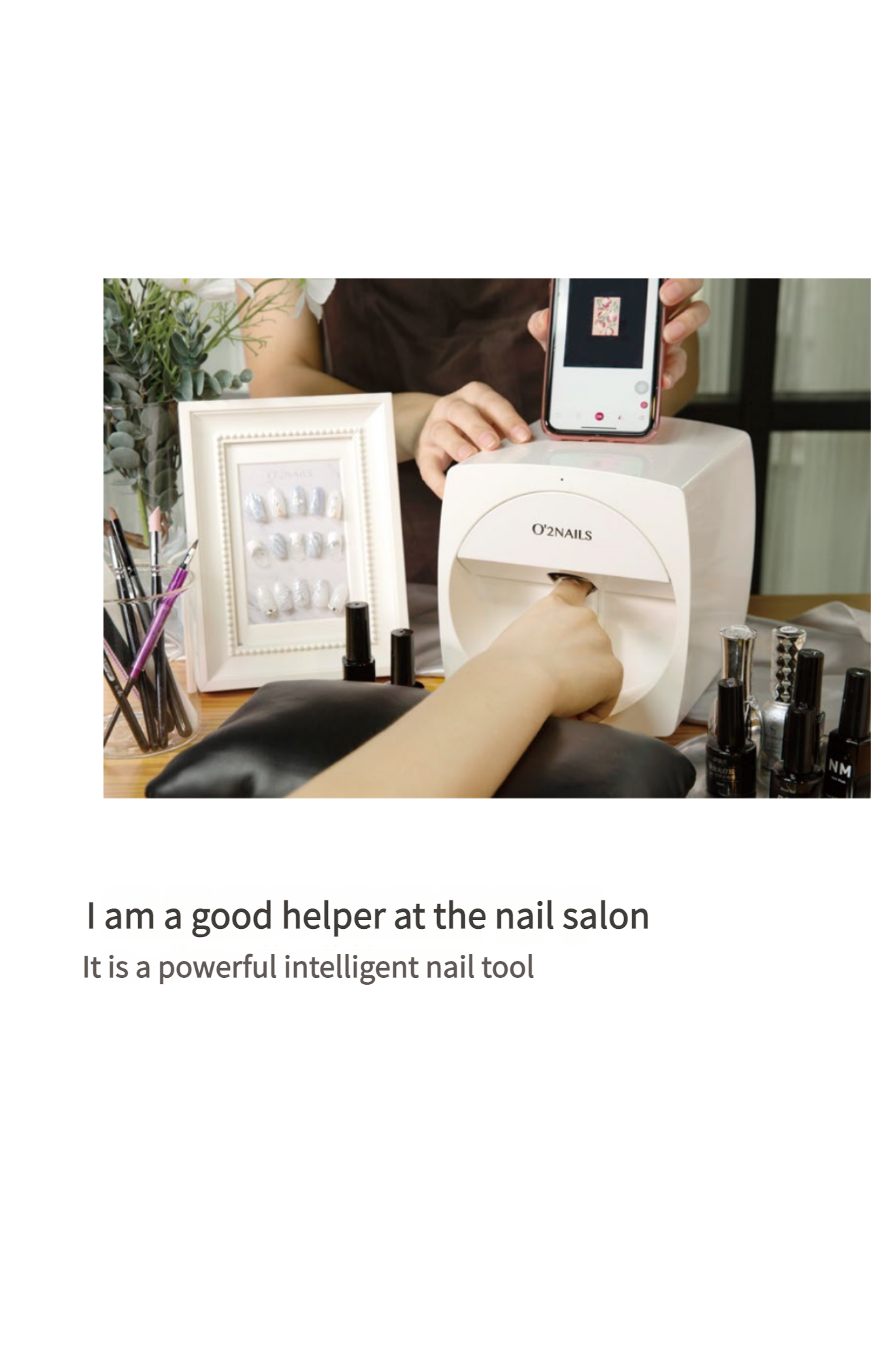 Automatic Nail Art  Printer（No Blades inside，dont worry)Suitable for nail studios, individual entrepreneurs, online store operators, and nail art enthusiasts.