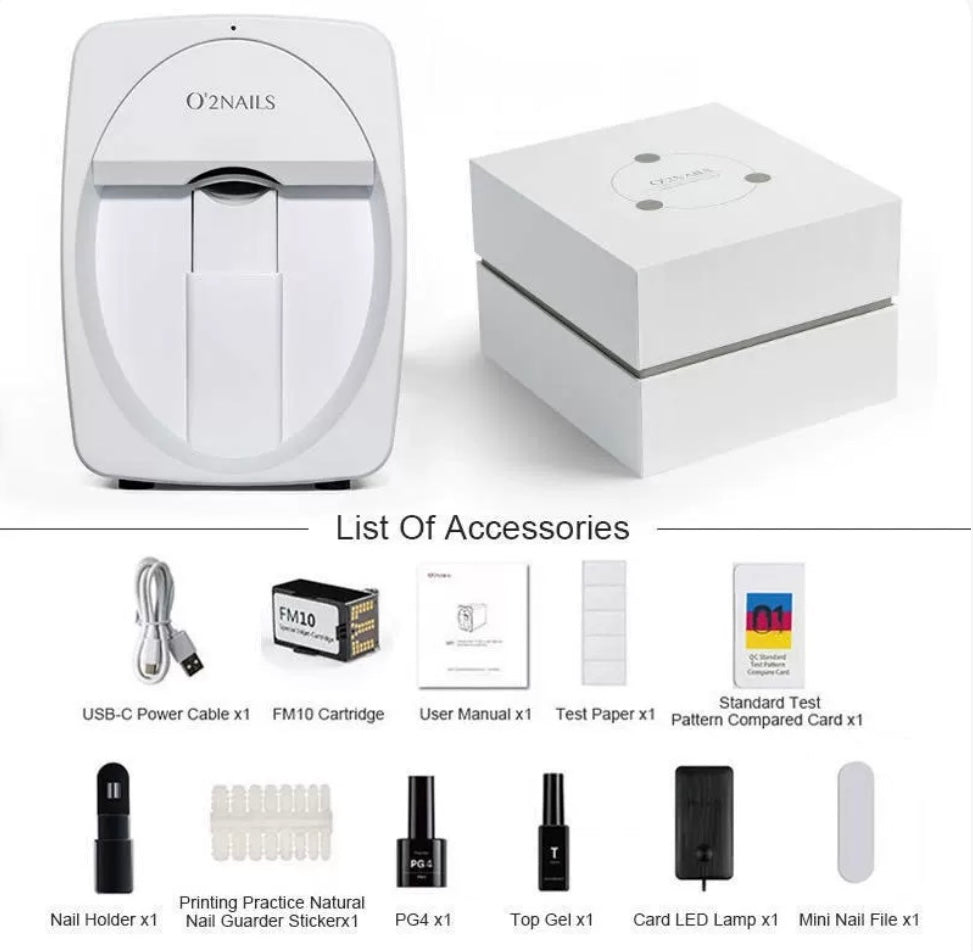 Automatic Nail Art  Printer（No Blades inside，dont worry)Suitable for nail studios, individual entrepreneurs, online store operators, and nail art enthusiasts.