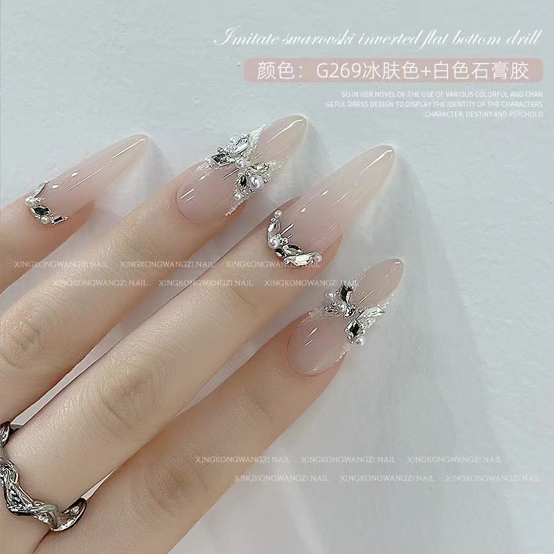K9 Flat Bottom Irregular Nail Art Rhinestones Huazi Same Style Beveled Mini Heart Rhombus Flat Bottom Rhinestones Mixed Pack