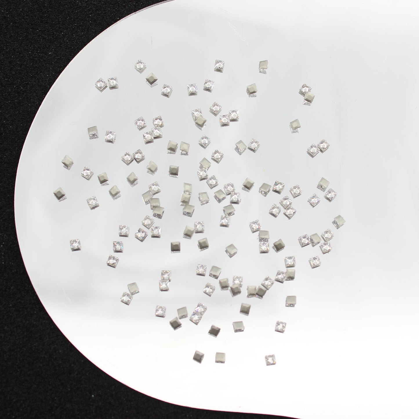 5A Mini Flat Bottom Beveled Zircon Nail Art Accessories Sparkling Snowflake Diamond-shaped Marquise Zircon Irregular Diamond Nail Decorations