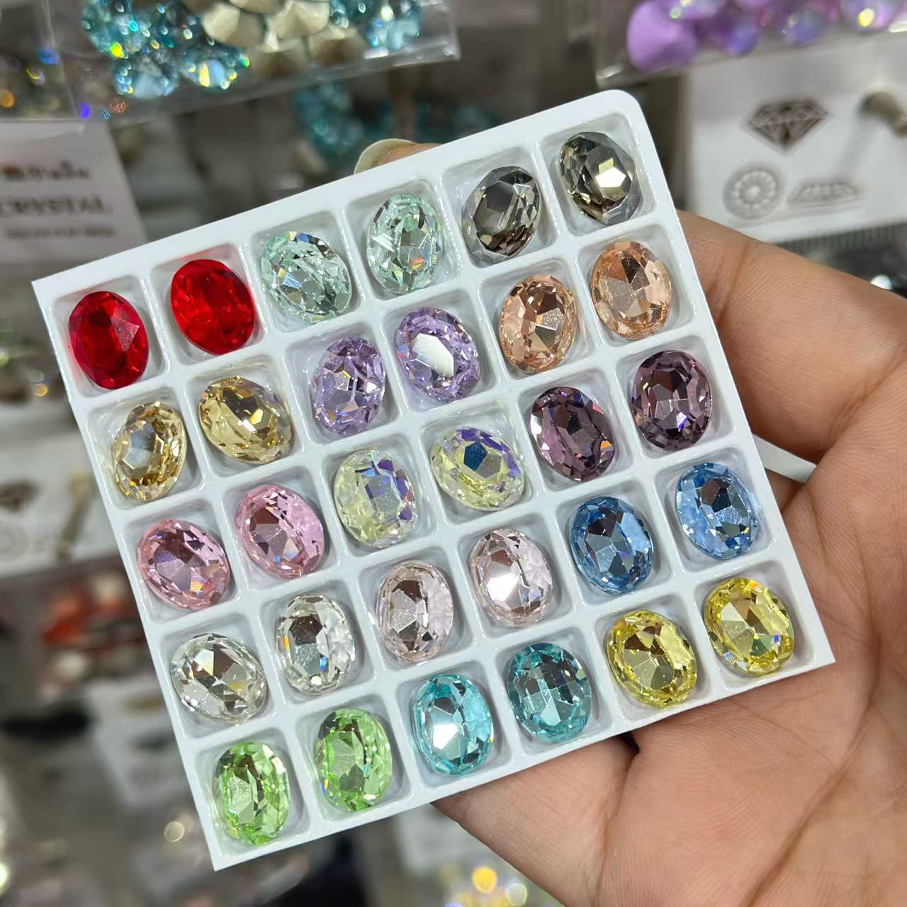 Mixed Color Set Premium Mixed Pointed Drill Combination Nail DIY Decoration