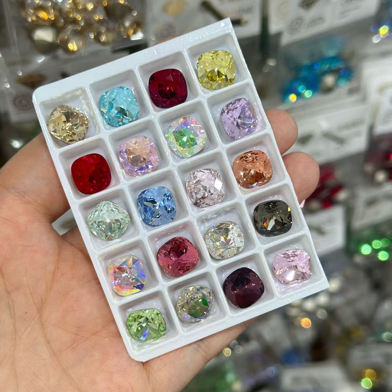 Mixed Color Set Premium Mixed Pointed Drill Combination Nail DIY Decoration