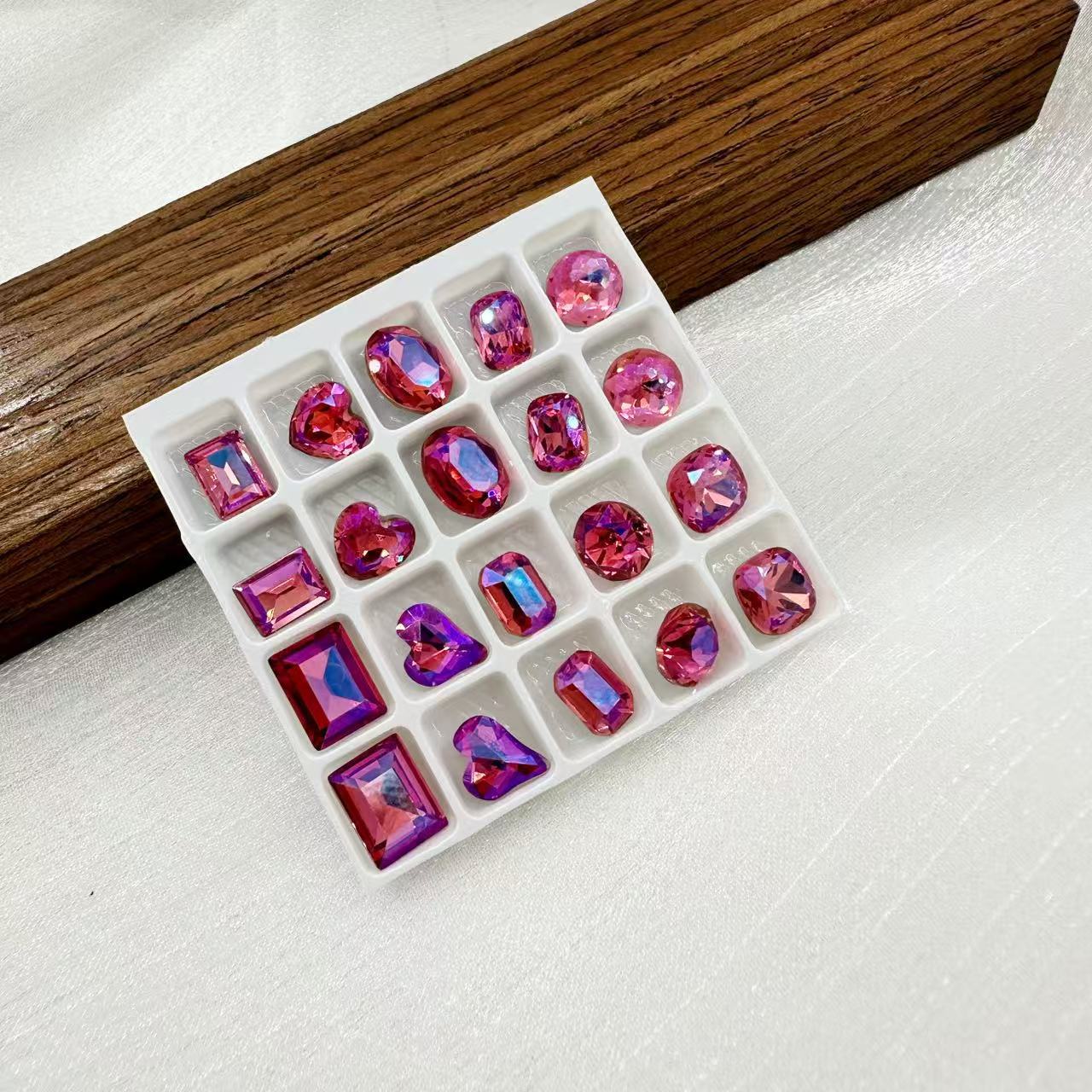 Mixed Color Set Premium Mixed Pointed Drill Combination Nail DIY Decoration