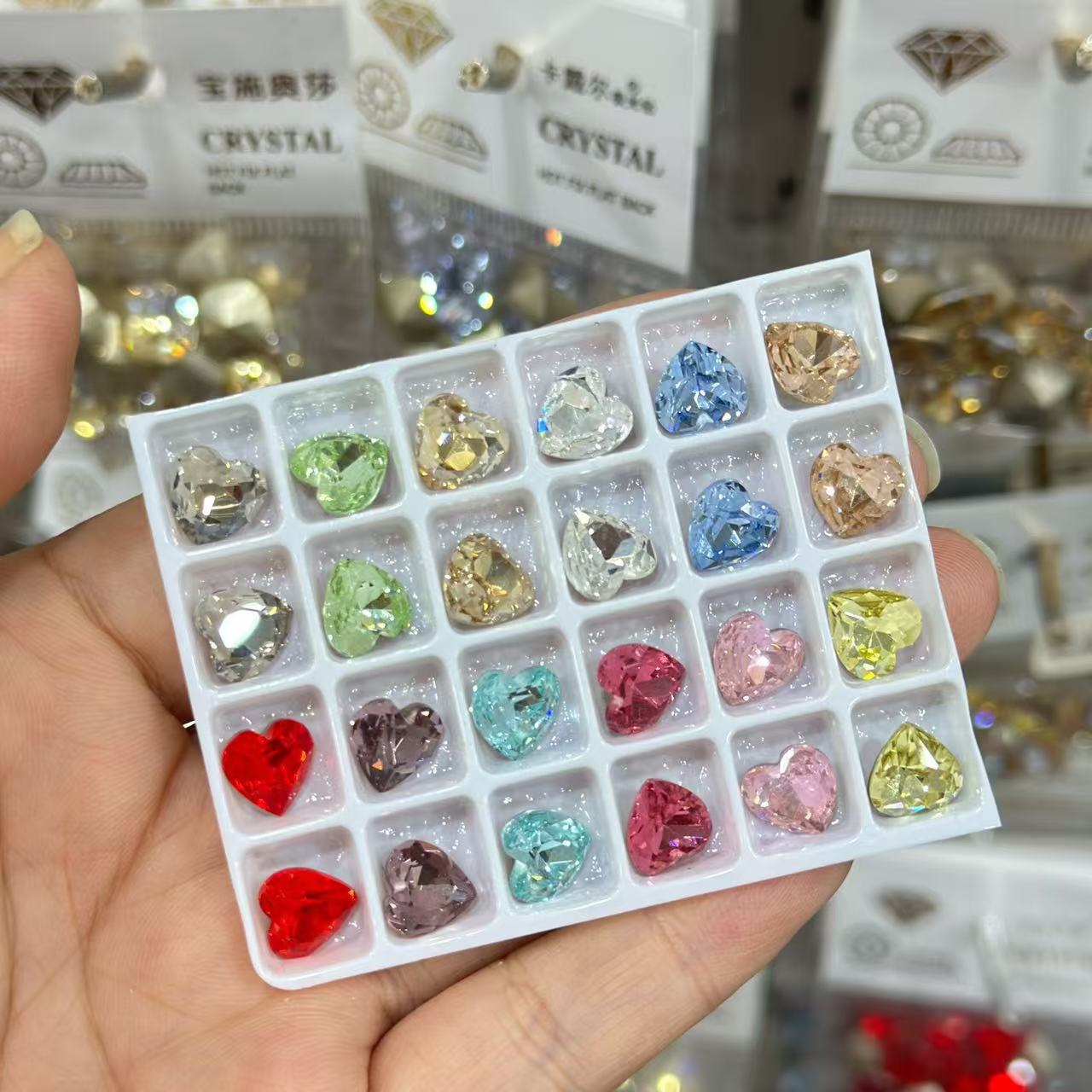 Mixed Color Set Premium Mixed Pointed Drill Combination Nail DIY Decoration