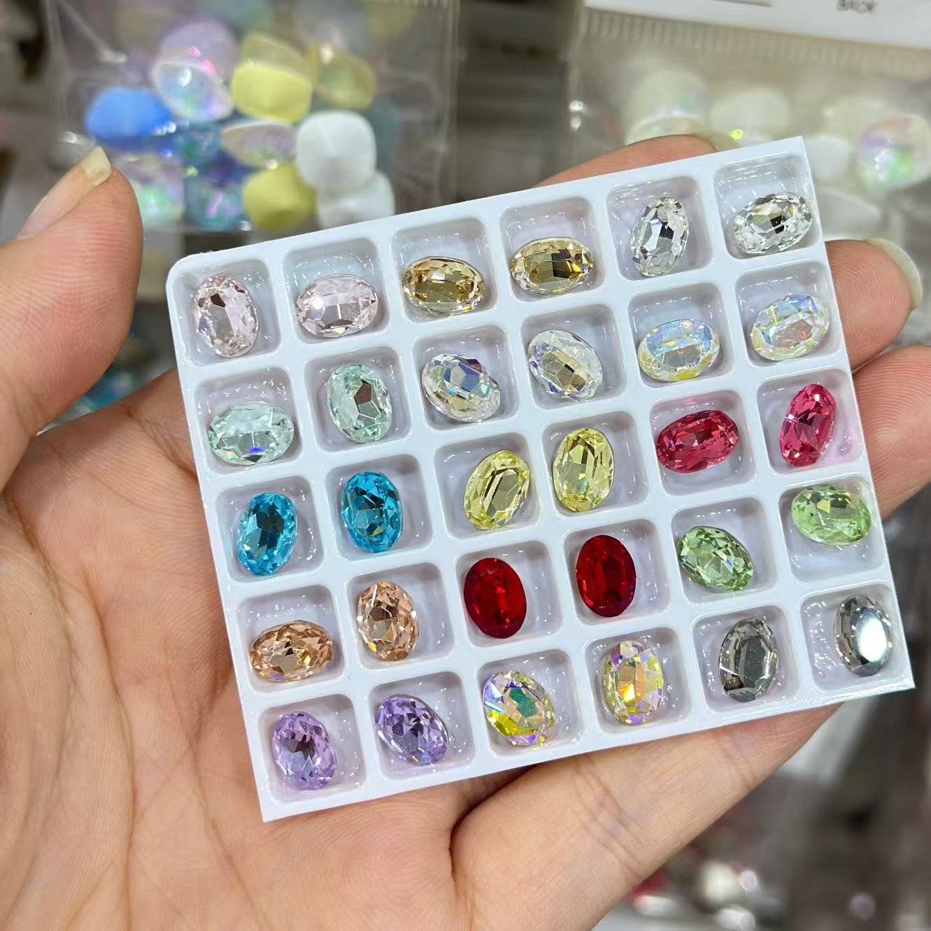 Mixed Color Set Premium Mixed Pointed Drill Combination Nail DIY Decoration