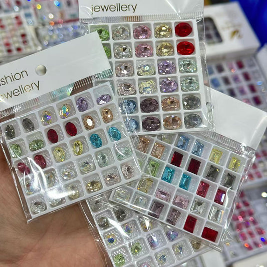 Mixed Color Set Premium Mixed Pointed Drill Combination Nail DIY Decoration